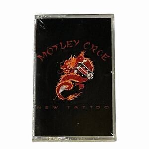 Vintage Motley Crue Sealed Cassette Tape New Tattoo 2000